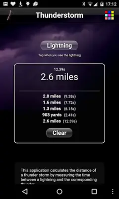 Thunderstorm Lite android App screenshot 2