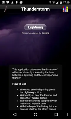 Thunderstorm Lite android App screenshot 4